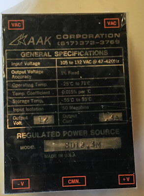 AAK Power Source SD12.3M