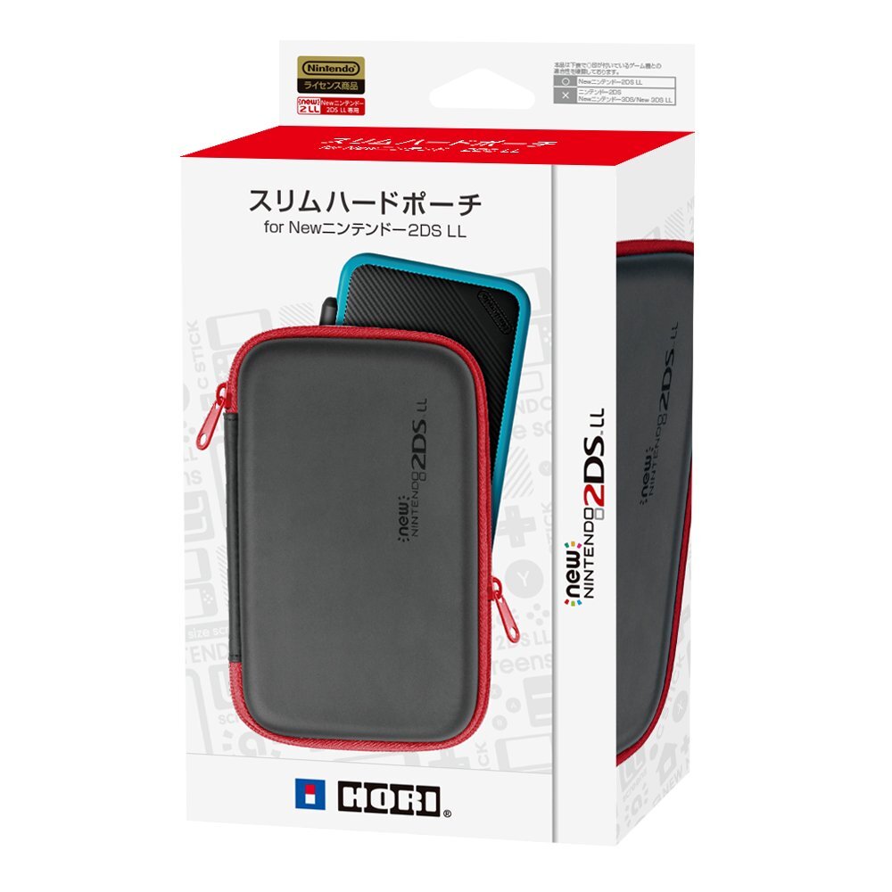 Hori Nintendo 2DS LL Official Licensed Slim Hard Pouch Case