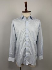 ETON Contemporary Blue Striped 100 Cotton Men's Formal Classic Dress Shirt 40