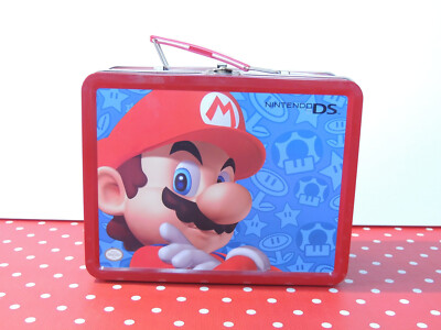original Nintendo Koffer Schutz Hülle Tasche Nintendo DS Mario Design ca 22x17cm
