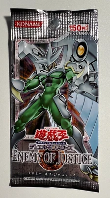 Yu-Gi-Oh! TCG Enemy of Justice Sealed Collectible Card Game Packs