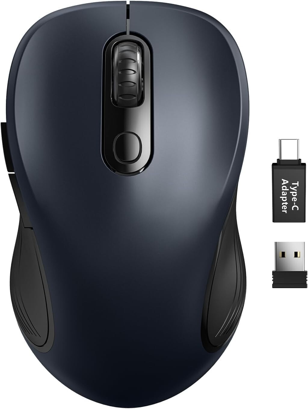 2.4GHz Ergonomic Wireless Mouse for Laptop with Back & Forward Functionality-image