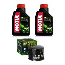 KIT/TAGLIANDO KAWASAKI Z/650 2017 2018 OLIO MOTUL 5100 10W40 100% SINTETICO MOTO