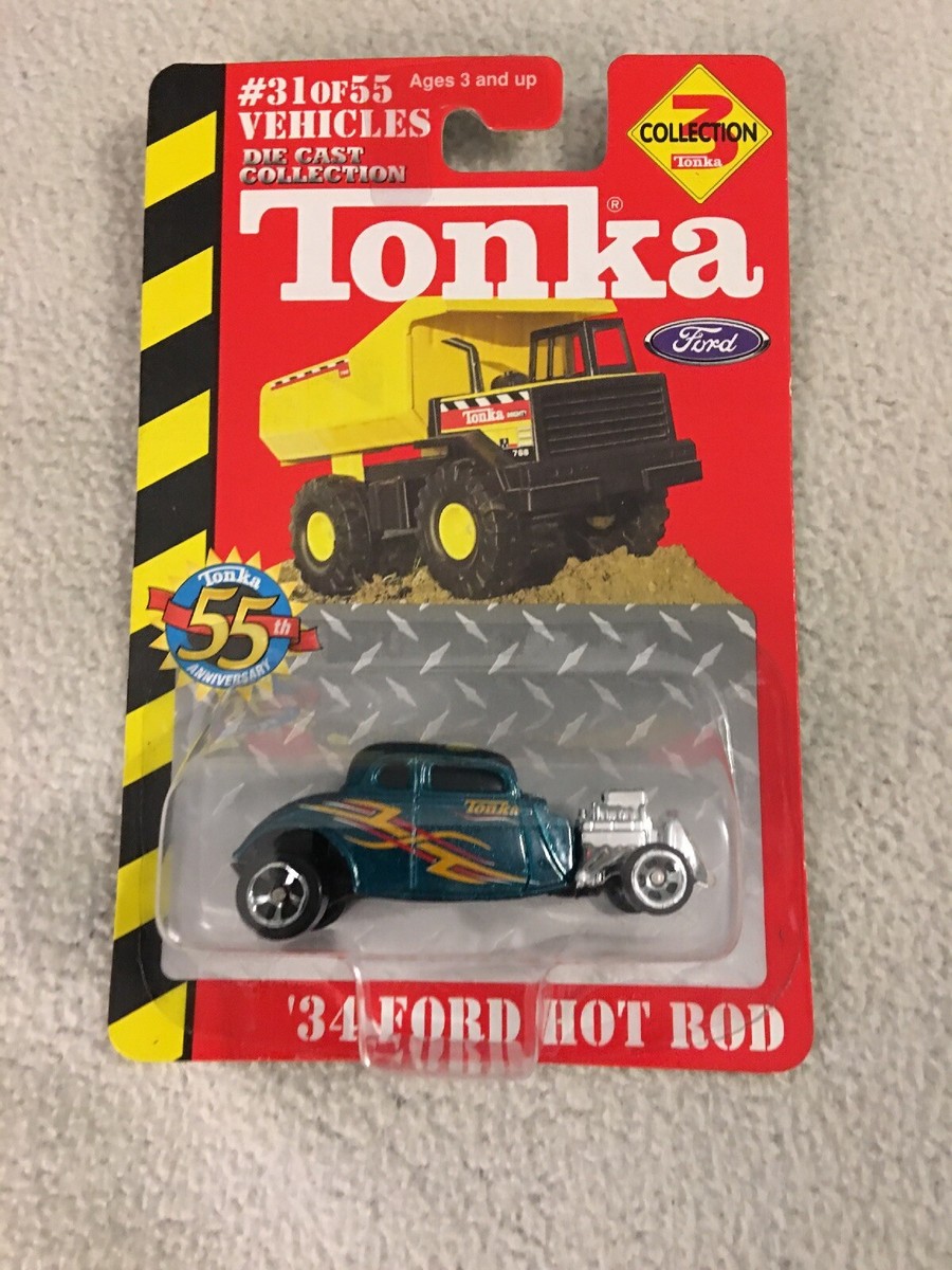 1934 FORD HOT ROD - 2000 Tonka Die Cast Car - Mint on Card 55