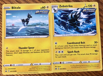 Blitzle 50/198, Zebstrika 51/198 - Evo Line - Chilling Reign