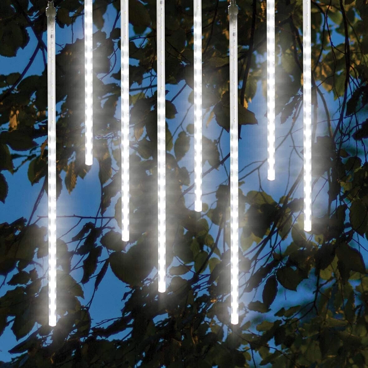 Meteor Shower Waterfall Tube Christmas Fairy Lights 2m 384 Cool