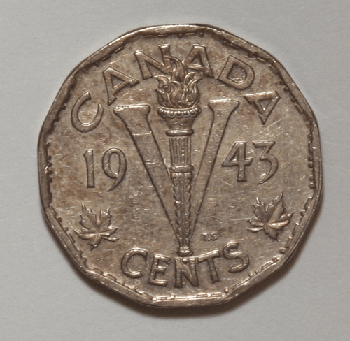 Canada 1945 VICTORY Canadian Nickel 5c Five Cent Piece 5 Cents EXACT COIN SHOWN