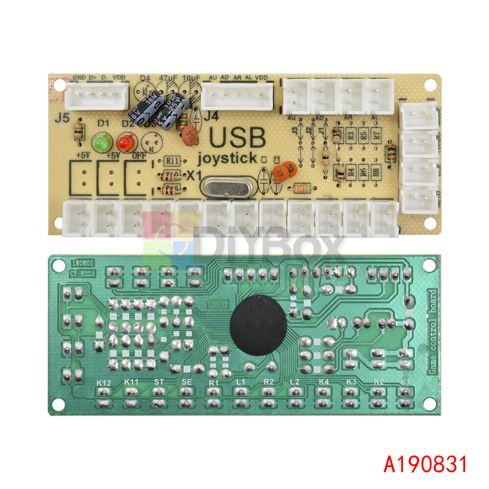 0929-01 mame専用 Zero Delay LED Arcade MAME Encoder USB To PC 5Pin Joystick PCB