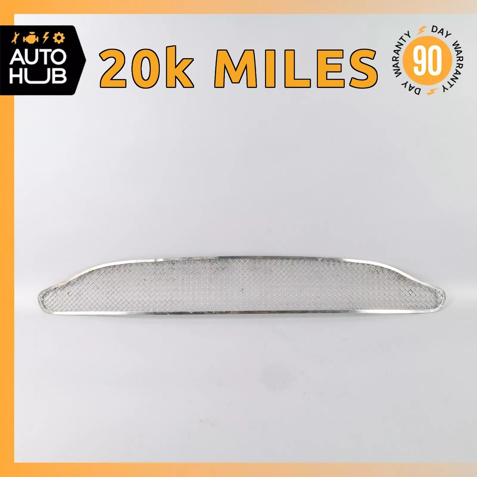 00-04 Aston Martin DB7 Vantage Upper Bumper Radiator Grille Grill Chrome OEM 20k