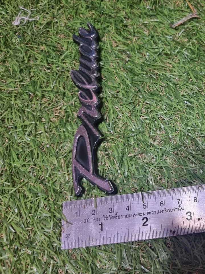 Insignia emblema maletero trasero Prelude cromada/negro ajuste HONDA PRELUDE VTEC 1992-1996 Foto 3 de 4