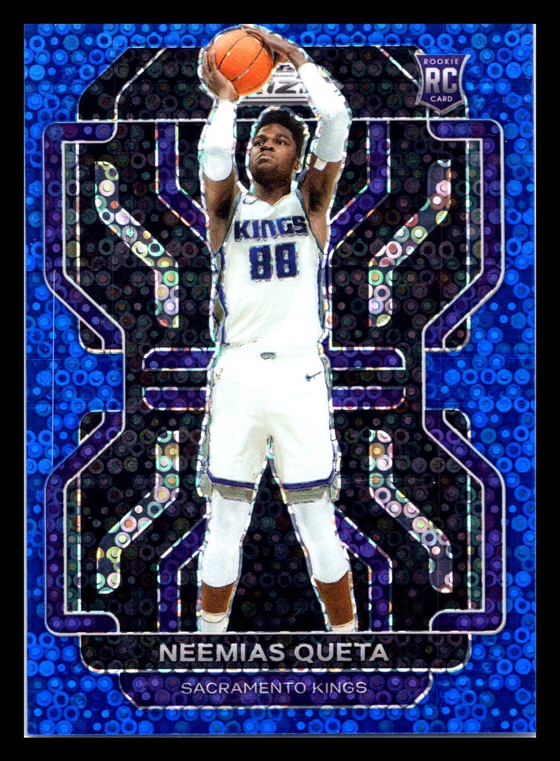 2021 Prizm Neemias Queta Fast Break Blue /150 RC Rookie #316 Kings