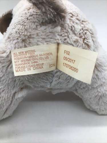 Dan Dee Collector’s Choice 10” 2 Tone Brown Super Soft Dog Wearing A Pink Bow - Picture 13 of 13