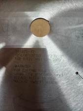 A.G.E. Series, New SST305-72 Carbide Tipped Stainless Steel Circular Saw Blade