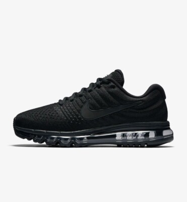Nike Air Max 2017 Triple Black Casual Shoes Mens Sizes US 7-15