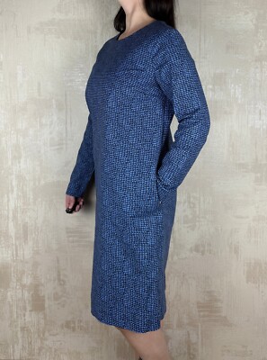 thick cotton dress Marimekko Ebba Blue Dot Pattern Long Sleeve Midi Size 40 Corduroy dress SIZE - True to U.S. Size (Regular Width):6 OldActivateAug26 90s Fancy Dress Ideas Size Guide Our pieces