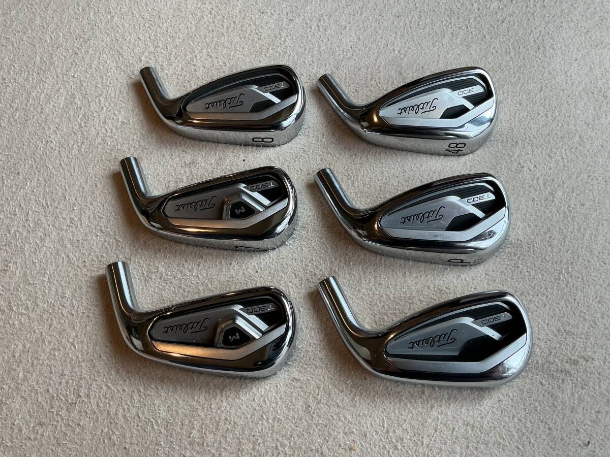Titleist T300 2021 Irons #6-PW & 48° 6 pcs iron head | eBay