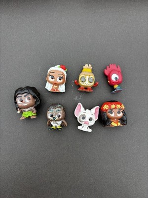 Disney Doorables. Moana Series 1 & 2 Mini Figures. x 7 Collectables.