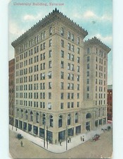 Chipped Divided-Back UNIVERSITY BUILDING Syracuse New York NY 60.000 cards L7599