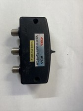 Video A-B 2-way Deluxe Switch with Two Cable Input  One TV Output