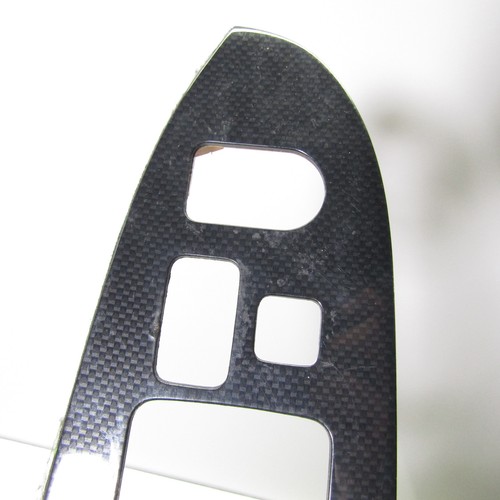 2003-2007 Honda Accord Driver Master Power Window Switch Bezel Carbon Fiber OE - Picture 2 of 5