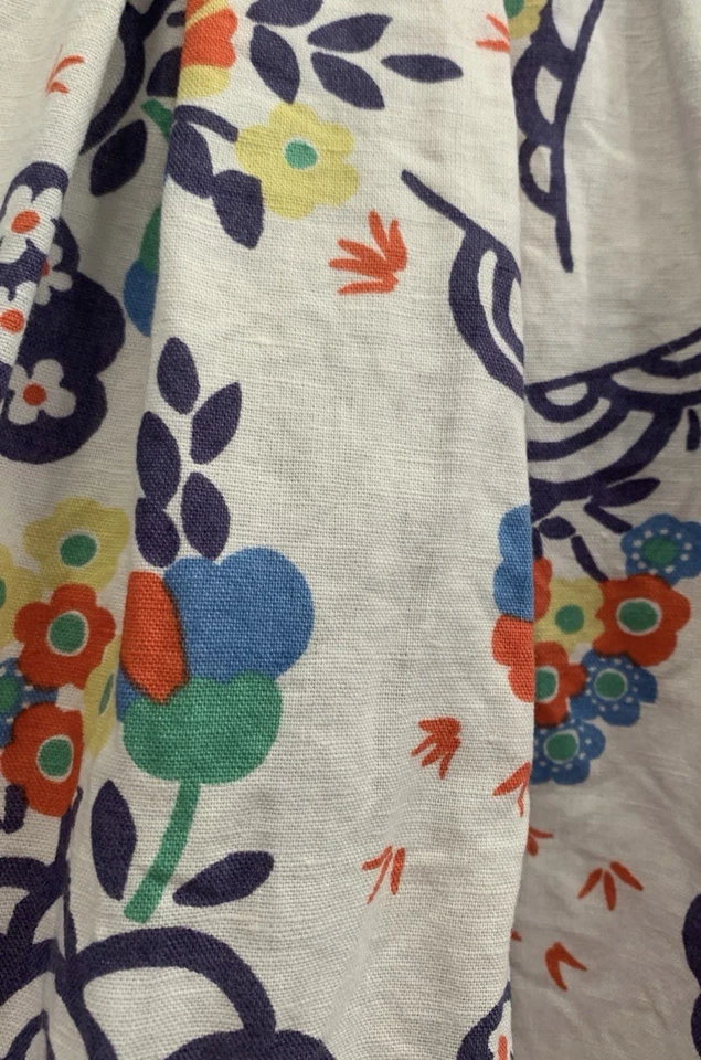 Vestido Mini Boden Carnaval Lino Talla 2-3 Foto 2 de 4