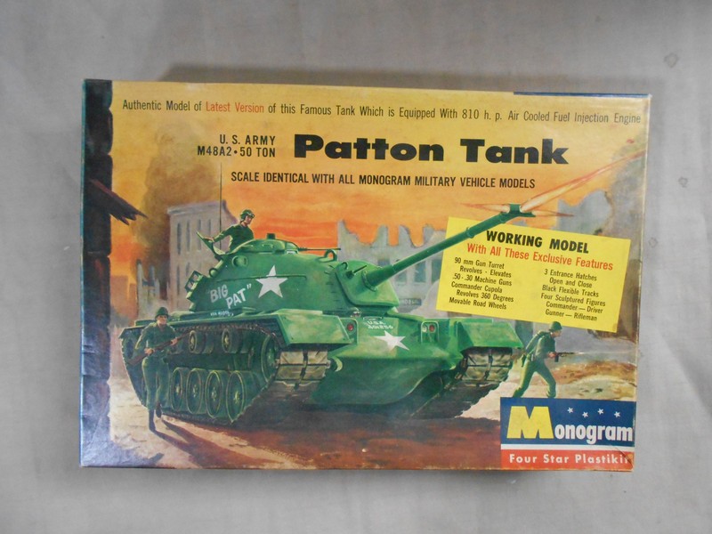 Monogram M48A2 Patton Original 1959 4 Star Issue 1/35 COMPLETE