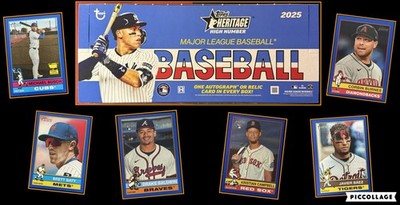 2025 Topps Heritage High Number Blue Border #501-725 SP ''Pick a Card''