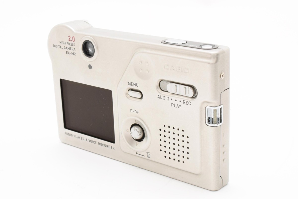 NEAR MINT] CASIO EXILIM EX-M2 Silver Compact Digital Camera