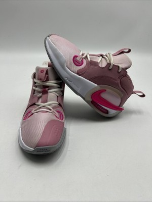 NIKE Air Zoom Crossover 2 Boys FB2689-600 (Elemental Pink/White-F), Size 4Y