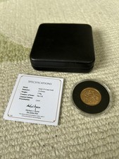 UK Jubilee Mint 2015 Solid 22ct Full Gold Sovereign Coin 7.98gms Queen Elizabeth