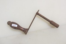 Antique Wood Handle Winder Crank Wind Out Extending Table Key Iron 0.3/8?/5.25"D
