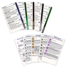 Core Space First Born Reference Cards - Battle Systems Kickstarter Firstborn YHP