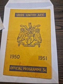 Leeds United V Manchester City 4/11/1950