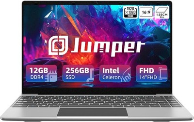 JUMPER EZBOOK S5 14'' LAPTOP - 12GB RAM 256GB ROM, INTEL J4105, 2,4/5GWI-FI, GRAU
