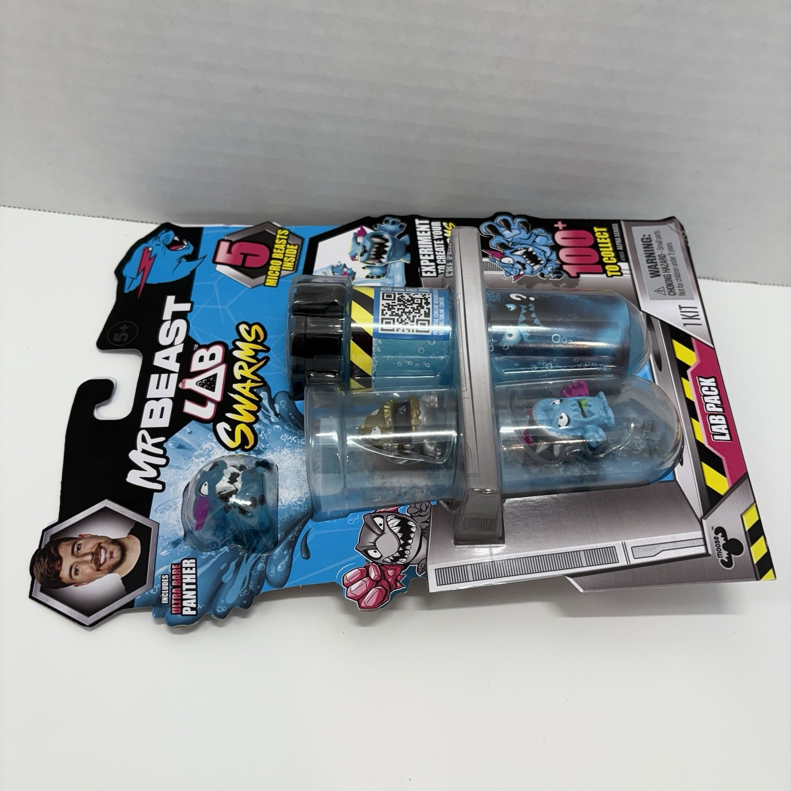 Mr Beast Lab Swarms Test Tube Lab 5 Pack w/ Ultra Rare Panther FREE SHIP - NEW⚡️