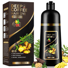 Shampoo Para Cubrir Canas Cabello Dark Coffee Hierbas Naturales Brillo 500mlNew