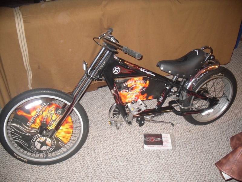 Schwinn Bike Orange County Chopper Stingray Bike Schwinn Motorcycle Bike