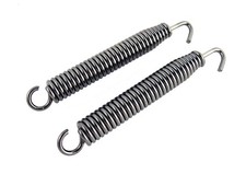 Outlaw Racing Stainless Steel Motorcycle Exhaust Pipe Muffler Springs Pair 90mm
