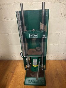 Carver Model C Laboratory Hand Hydraulic Bench Top Press 12 ton