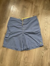 Vintage 90s Polo Ralph Lauren Light Blue Swimming Trunks Men s Size XL