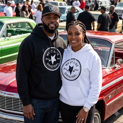 West Side Original Inverse HOODIE | Born & Bred Raised Made in Hooded Sweatshirt