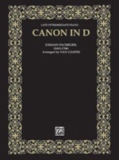 Canon in D Piano Sheet By Johann Pachelbel / arr. Dan Coates Masterwork Arrangem