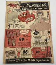 Christmas Sale 1959 Mailer Coast To Coast 48 Pages Toys Bikes Housewares
