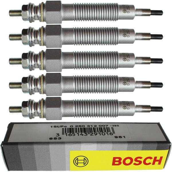 5X Bosch GlüHkerzen FüR Ford Transit Custom V362 Kasten FY FZ 2.0 Ecoblue Ford-image