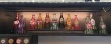 Bethesda Fallout Nuka Cola Quantum, Cranberry & Quartz Glass Bottle + Caps Set
