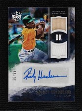 2018 Diamond Kings DK Materials Signatures 20/99 Rickey Henderson Auto HOF o1u