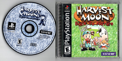 Harvest Moon Back To Nature Sony PlayStation 1 PS1 Game CIB