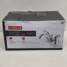 Delta 2520LF-A-ECO Classic 4 in. Centerset 2-Handle Bathroom Faucet Chrome