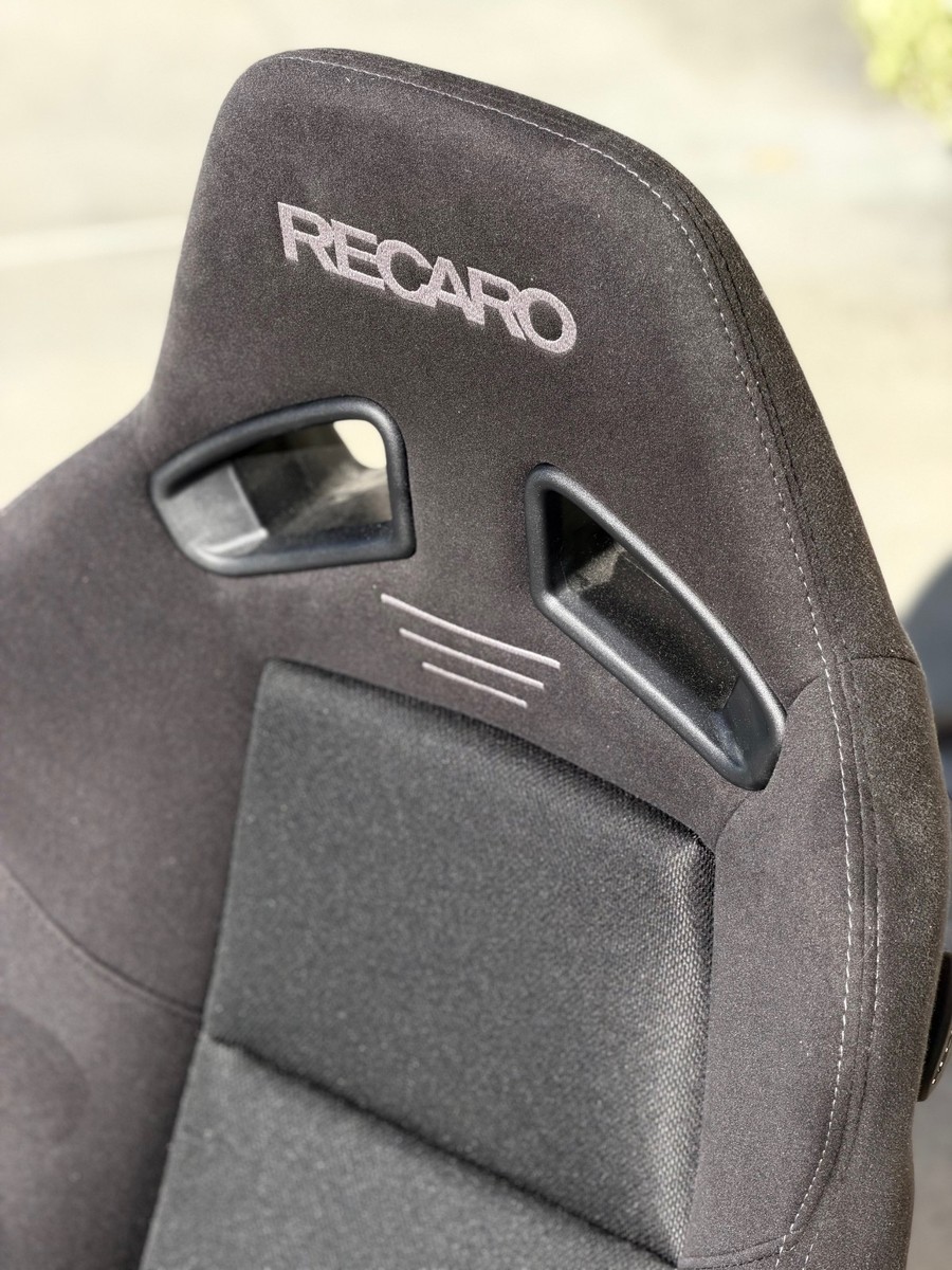 RECARO SR-7 GK100 Sport Seat - Kamui Black x Glass Mesh Black | eBay
