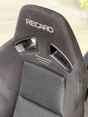 RECARO SR-7 GK100 Sport Seat - Kamui Black x Glass Mesh Black | eBay